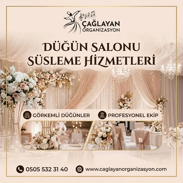Düğün Salonu Süsleme Hizmetleri