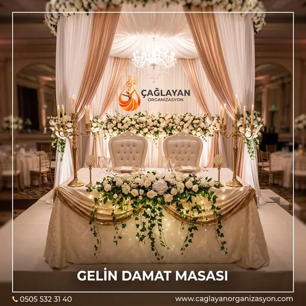 Gelin Damat Masası Süsleme Modelleri